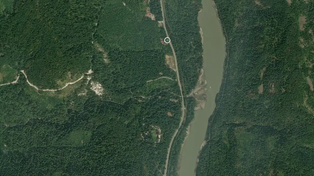 Aerial view of Gridlock RV Camping & Storage and surroundings