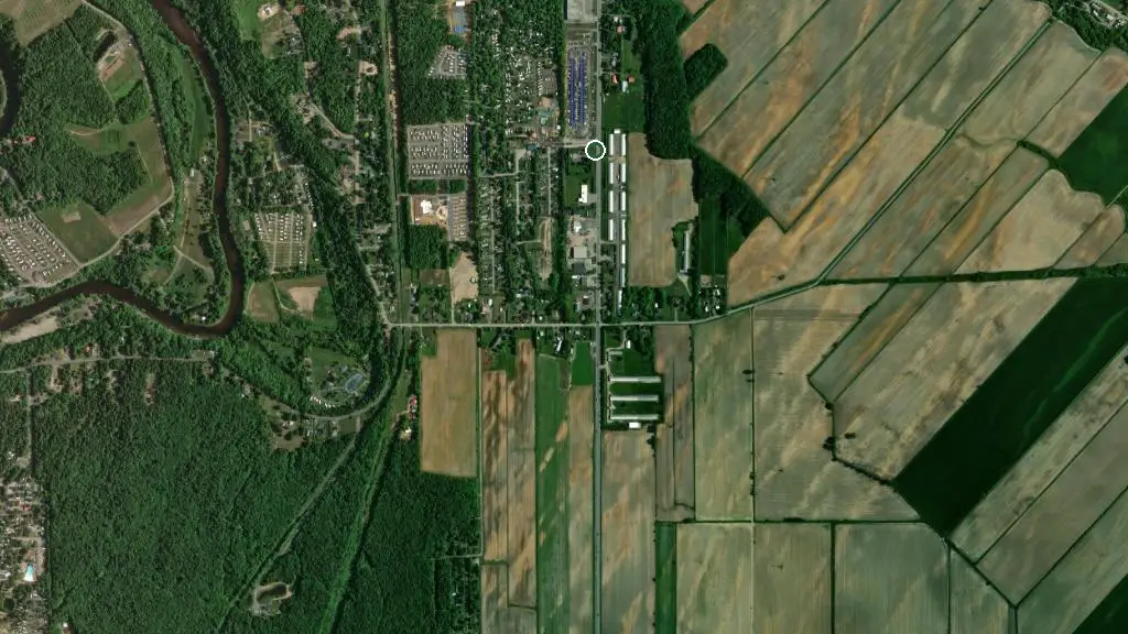 Aerial view of Camping Domaine Sentinelle and surroundings