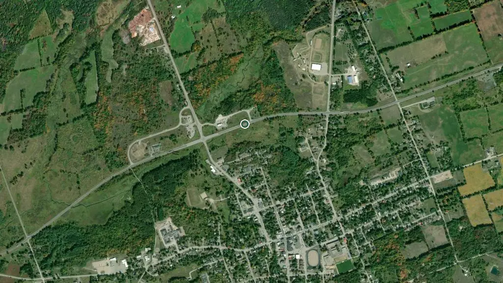 Aerial view of Quality RV Campground and surroundings