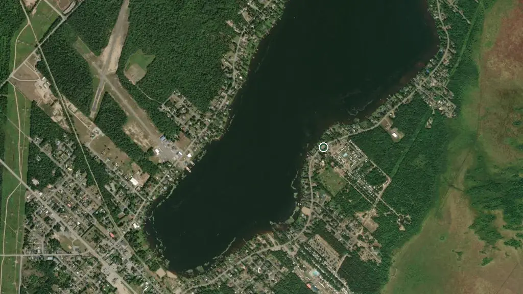 Aerial view of Camping Rouillard and surroundings