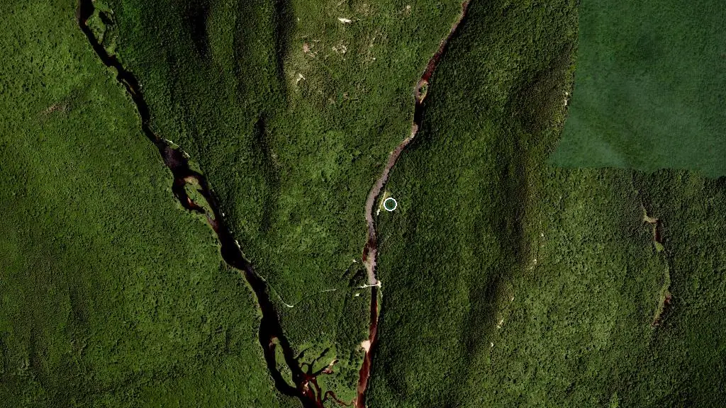 Aerial view of Le Balbuzard 2 and surroundings
