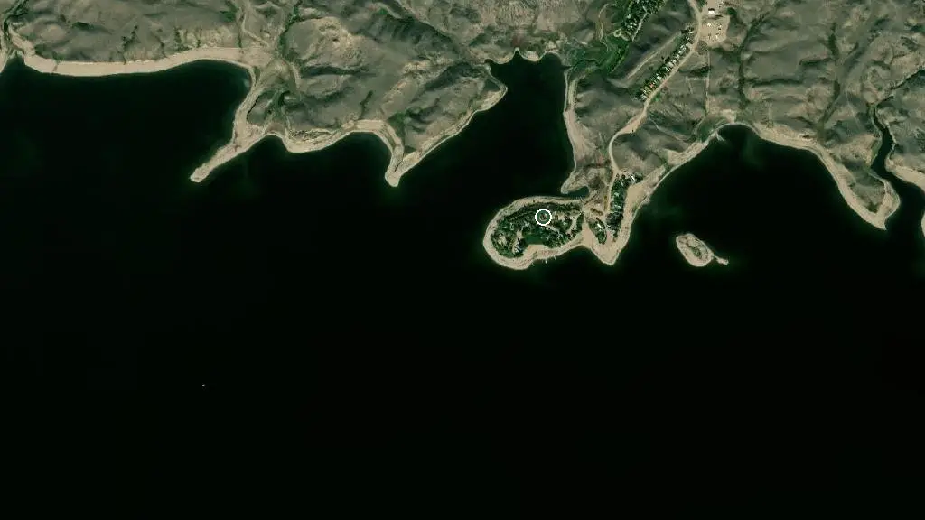 Aerial view of Prairie Lake Regional Park and surroundings