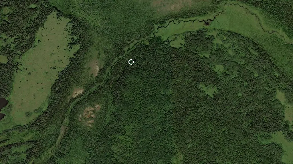 Aerial view of Kay's Campground and surroundings
