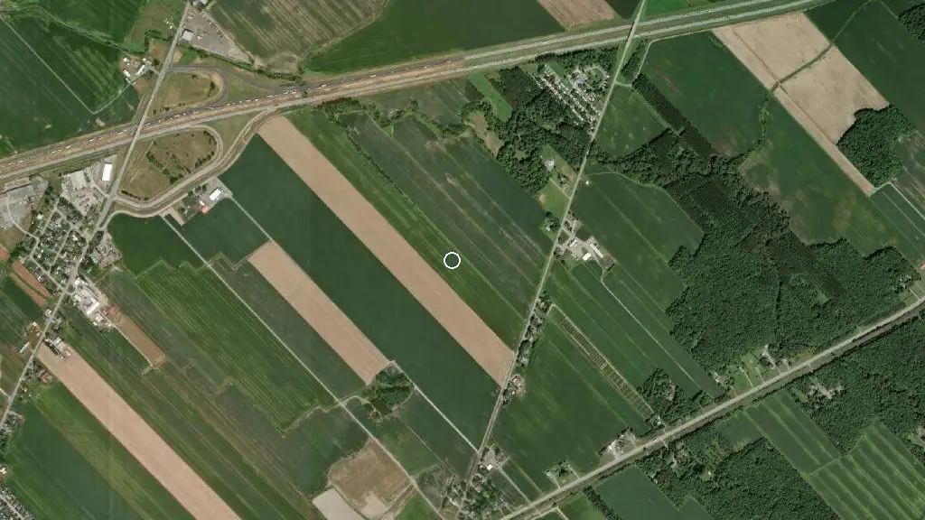 Aerial view of Camping Belle Rose and surroundings