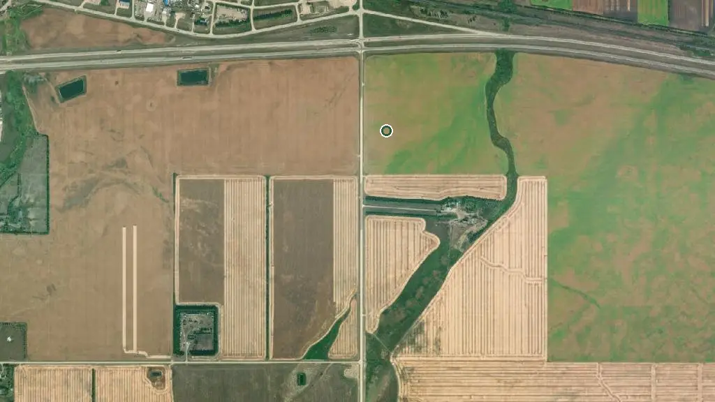 Aerial view of South Katepwa RV Resort and surroundings