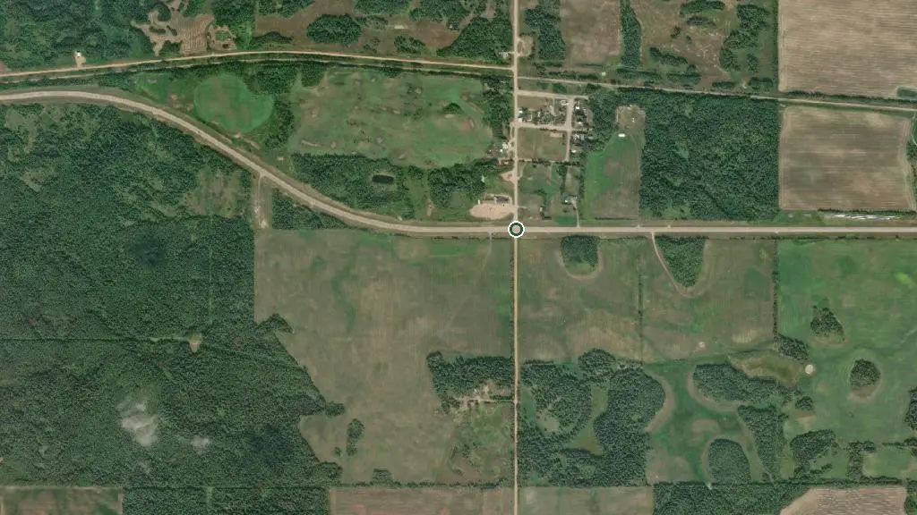 Aerial view of Garner Lake Prov Park and surroundings