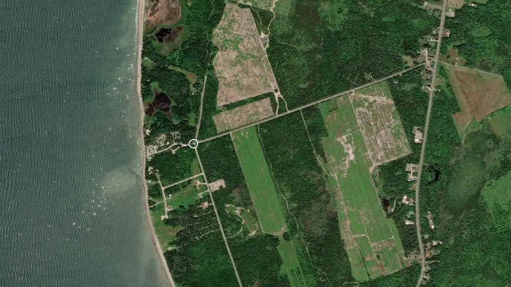 Aerial view of Camping La Vague and surroundings