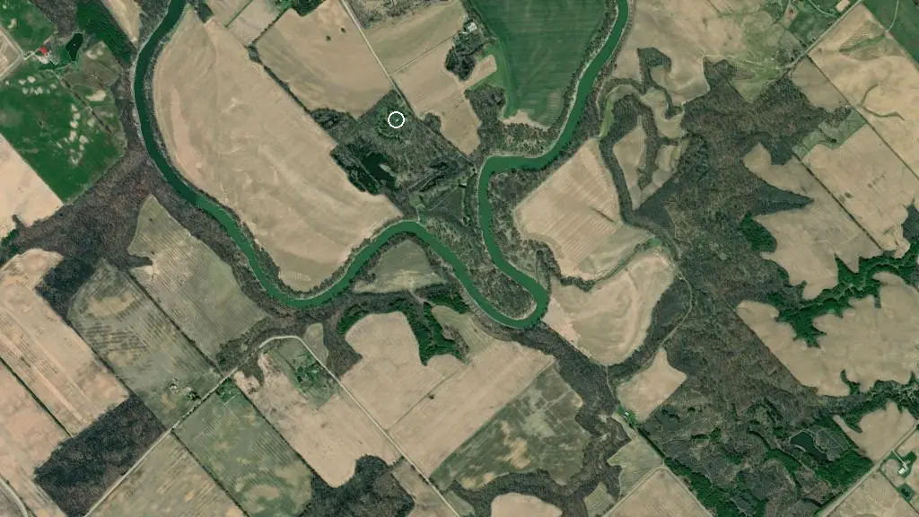Aerial view of Big Bend Conservation Area and surroundings
