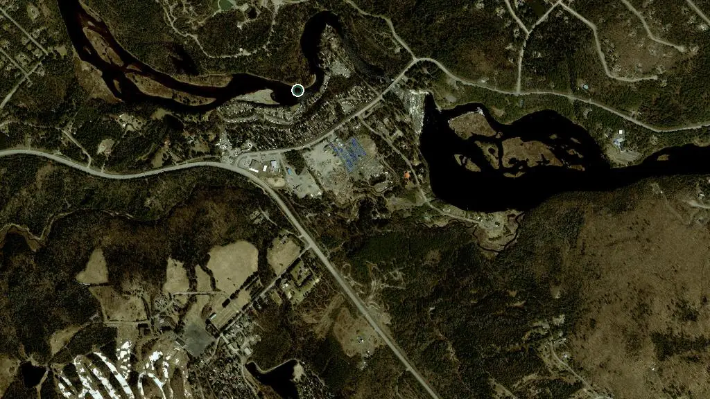 Aerial view of Camping Shamrock 2015 Inc. and surroundings