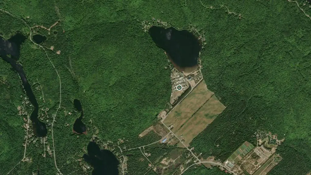 Aerial view of Domaine Floribell and surroundings