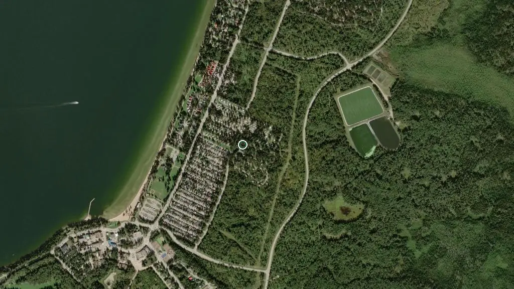 Aerial view of Prince Albert - Red Deer and surroundings