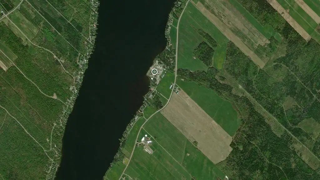Aerial view of Camping lac de la Grande Fourche and surroundings