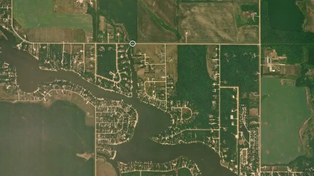 Aerial view of Netley Resorts and surroundings