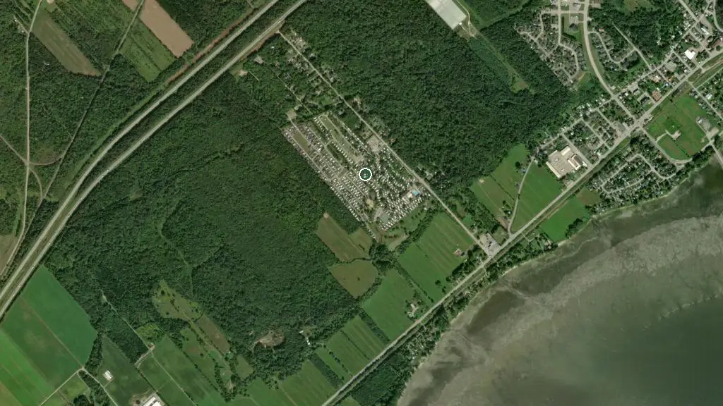 Aerial view of Panoramique and surroundings