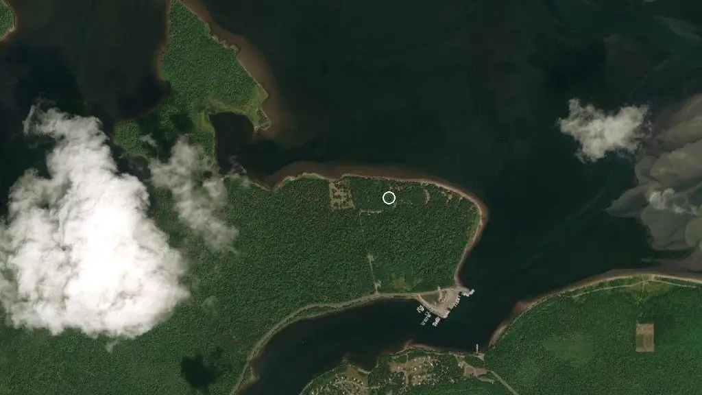 Aerial view of Côte-à-Fabien and surroundings