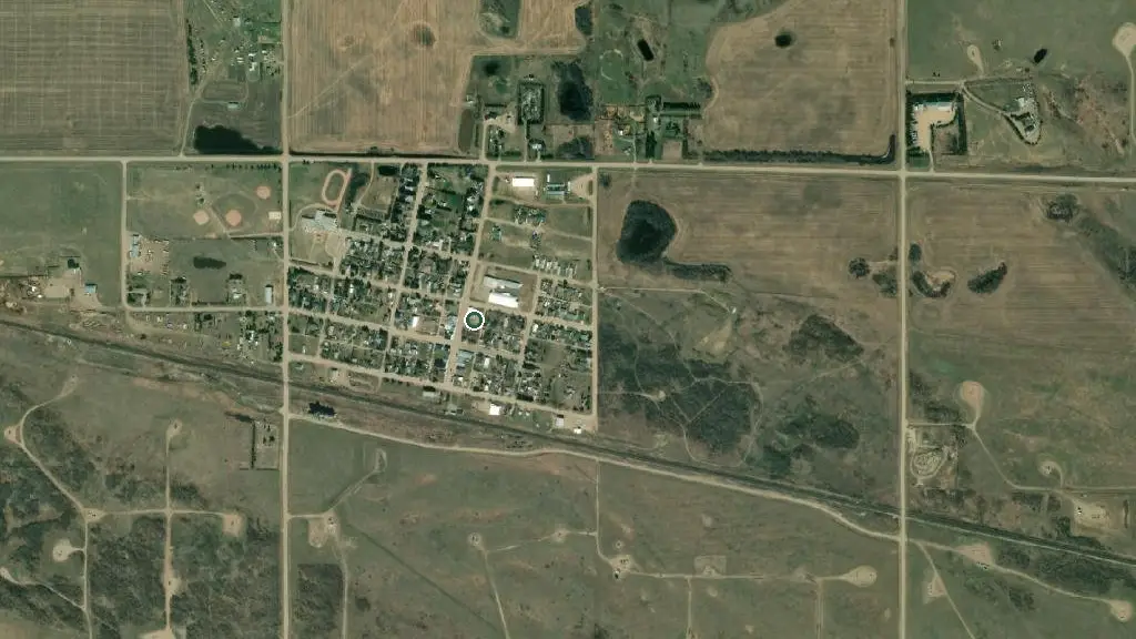 Aerial view of King's Park Campground and surroundings