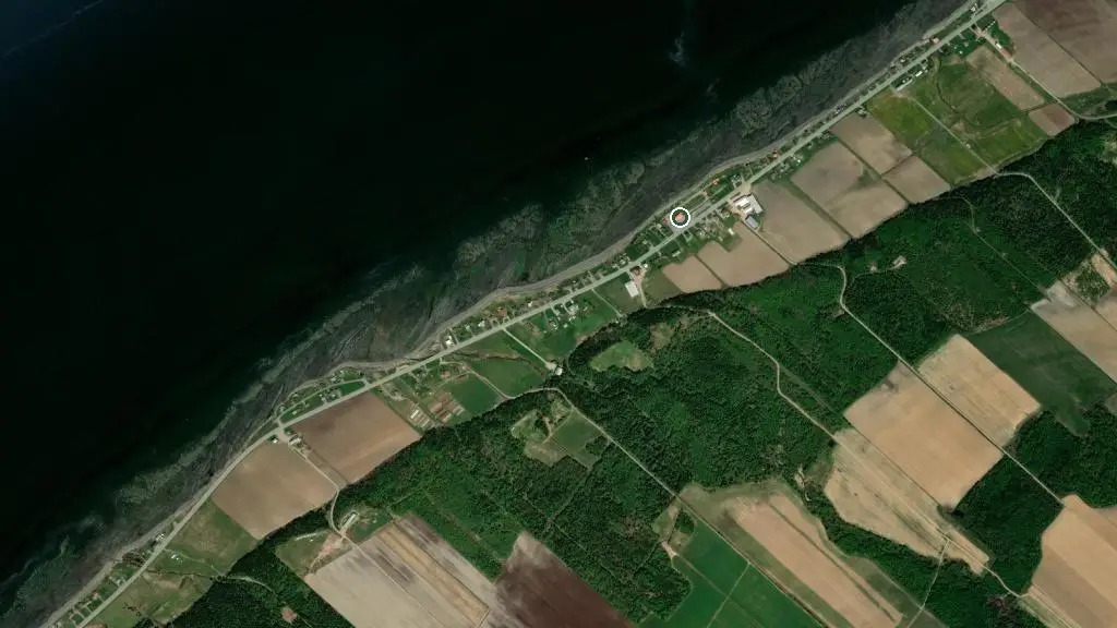 Aerial view of Camping Capitaine Homard and surroundings