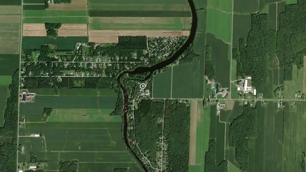 Aerial view of Camping Domaine des Îles Enchantées and surroundings