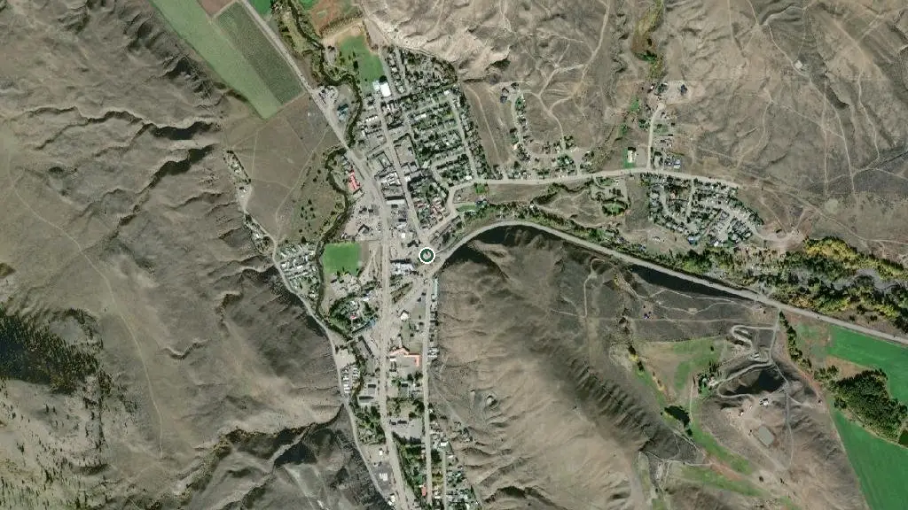 Aerial view of Marble Canyon Prov Park and surroundings