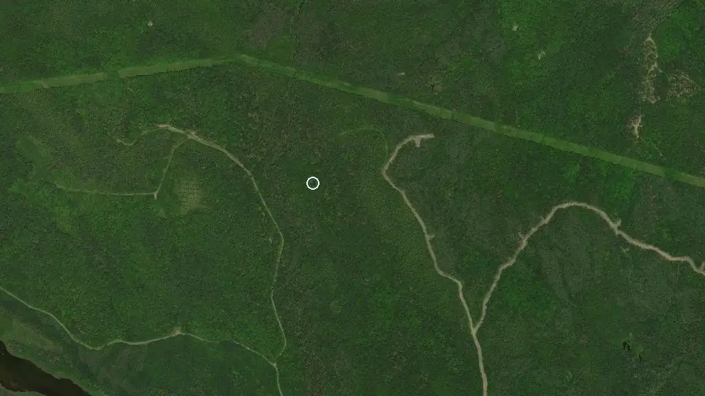 Aerial view of Refuge du Ruisseau Noir and surroundings