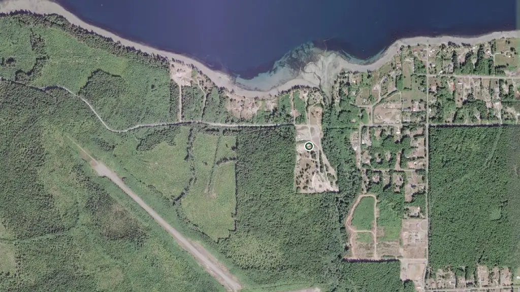 Aerial view of Cedar Park Resort and surroundings