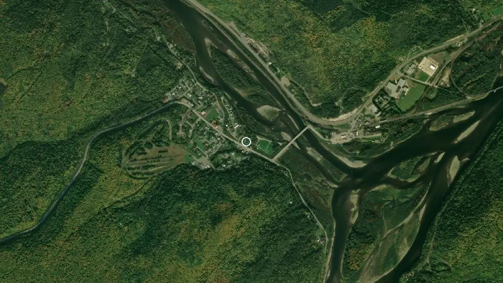Aerial view of Camping Parc Adams and surroundings