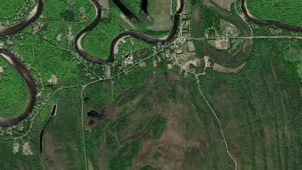 Aerial view of Blueberry Hill Motel & Cottages and surroundings