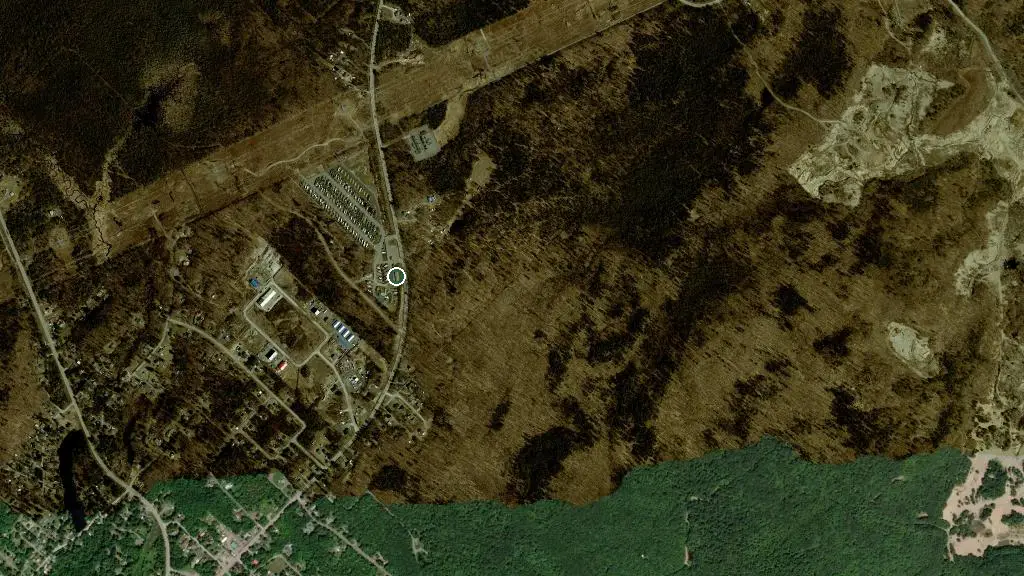 Aerial view of Camping les Terrasses Montcalm and surroundings